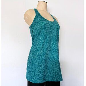 M/L? Lululemon Cool Racerback Foli Manifesto Bali Breeze Tofino Teal tank top